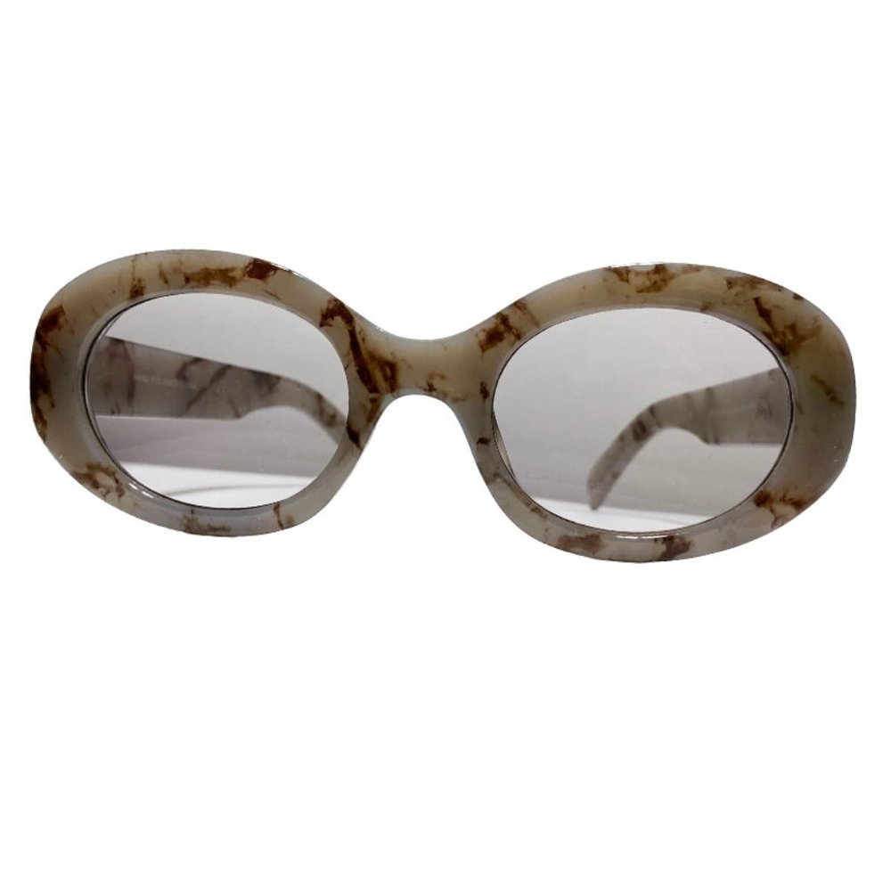 Oval Marble Sunglasses